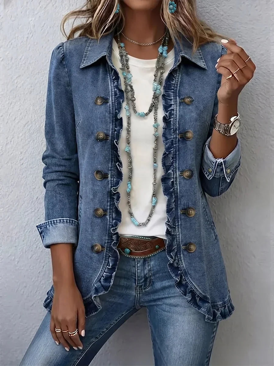 Lois | Veste Boho Volantée