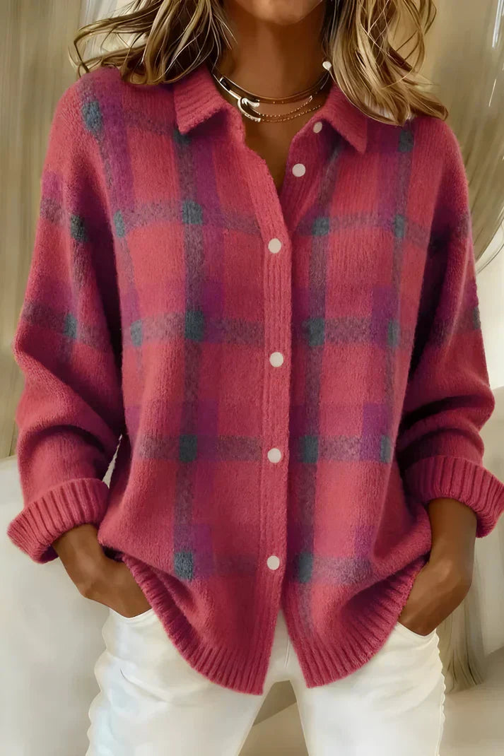 VIDAL BORDEAUX | GILET LONG À BOUTONS POUR FEMMES
