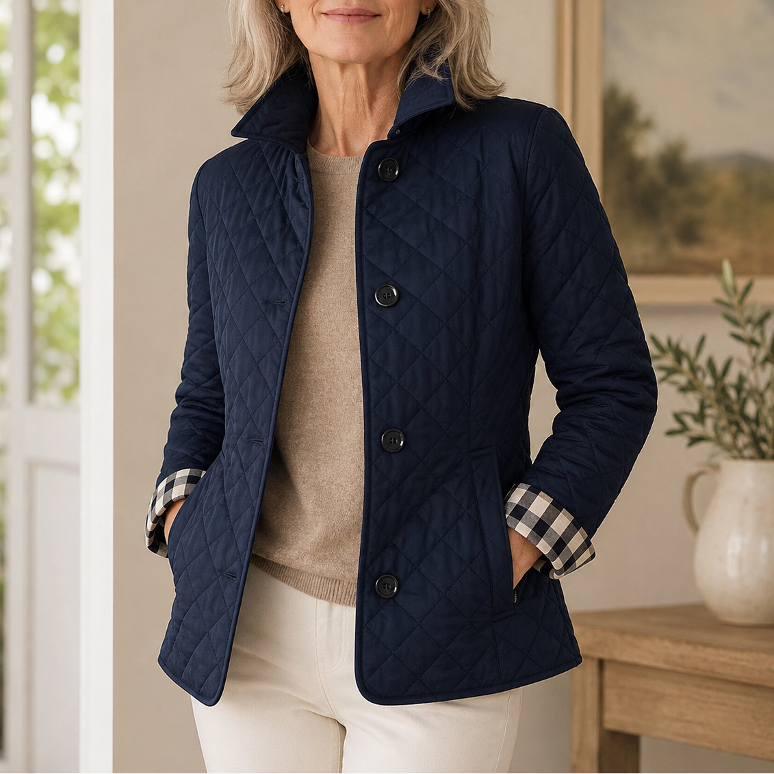 Chloé | Veste Matelassée Mi-Saison