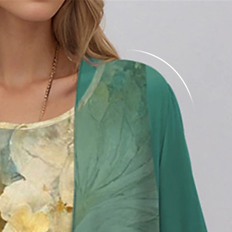 MOREAU LYON | ROBE MIDI SUPERPOSÉE POUR FEMMES