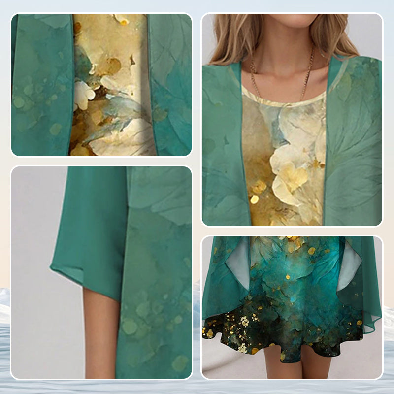MOREAU LYON | ROBE MIDI SUPERPOSÉE POUR FEMMES