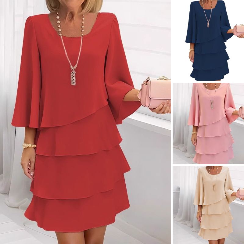 MOREAU LYON | ROBE COL CARRÉ POUR FEMME