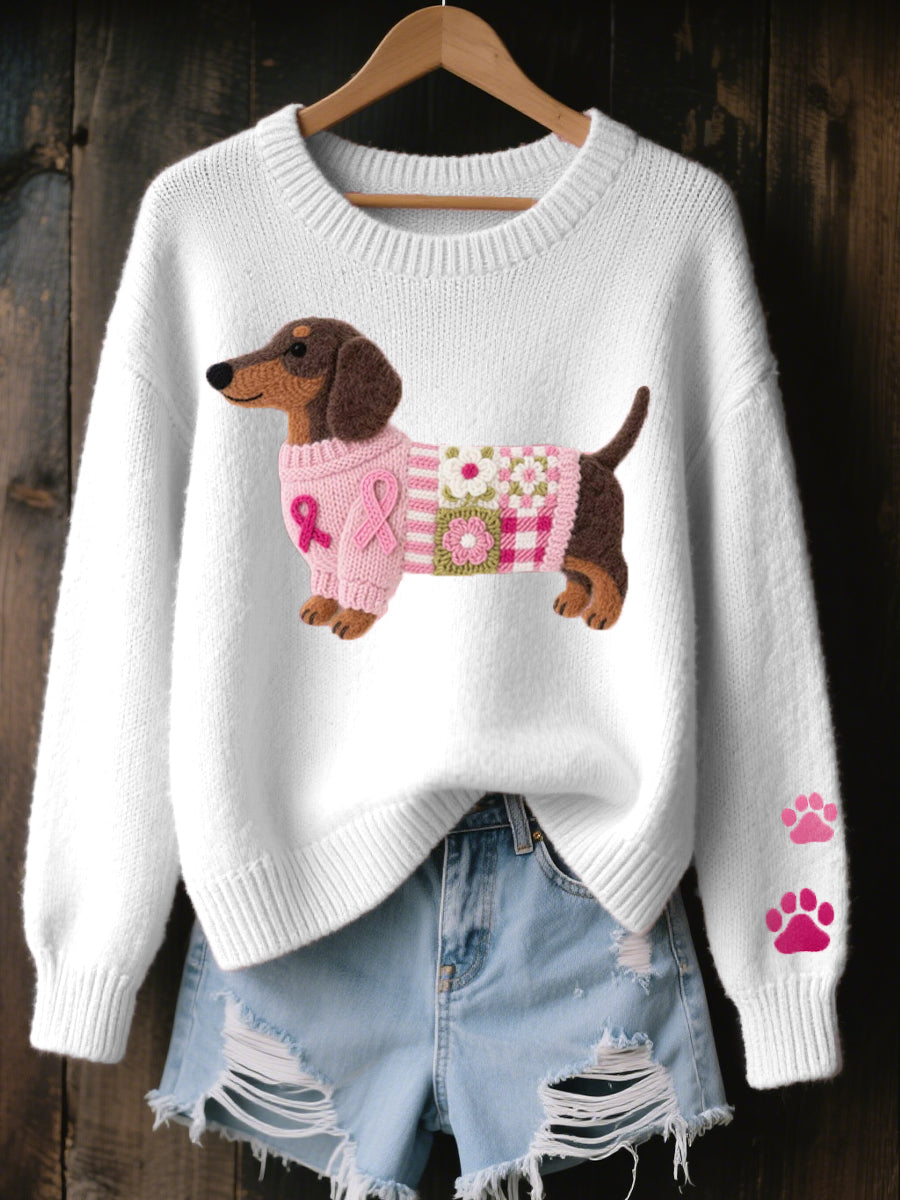 VIDAL BORDEAUX | PULL EN MAILLE TECKEL POUR FEMMES