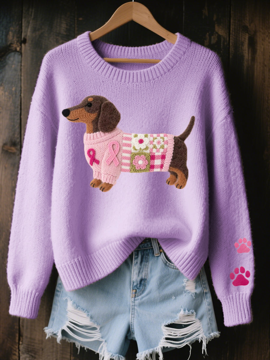 VIDAL BORDEAUX | PULL EN MAILLE TECKEL POUR FEMMES