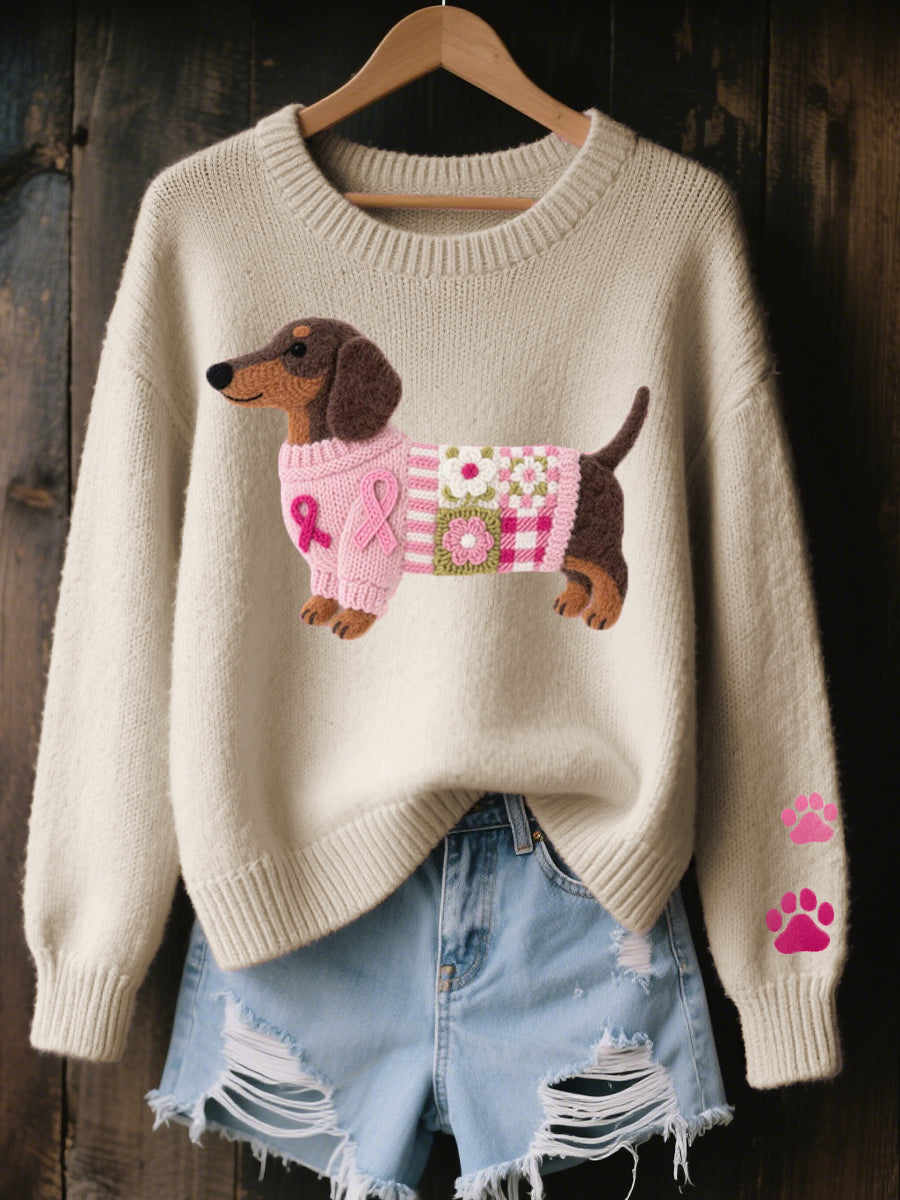 VIDAL BORDEAUX | PULL EN MAILLE TECKEL POUR FEMMES