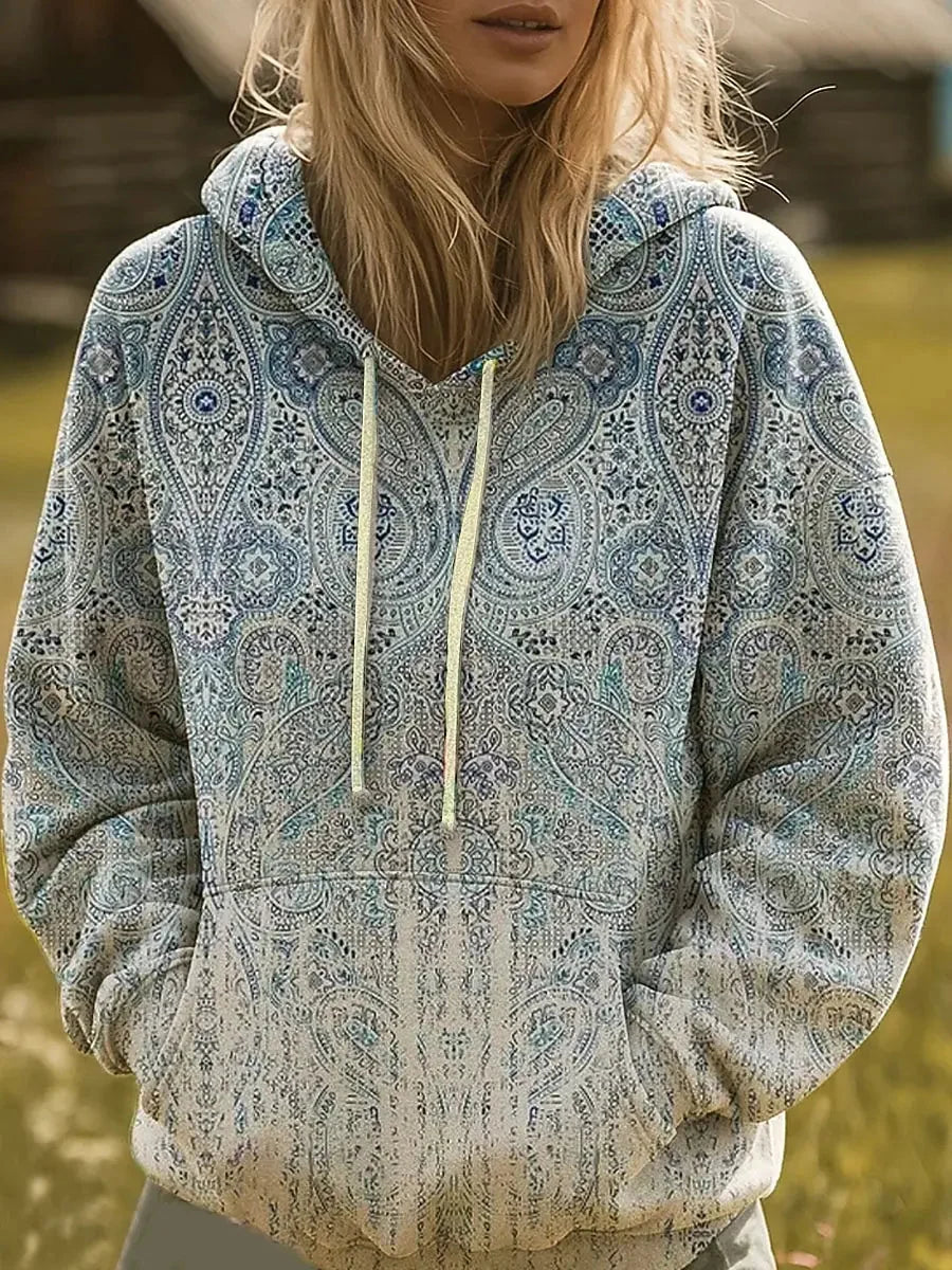 Le Hoodie Silvia Paisley