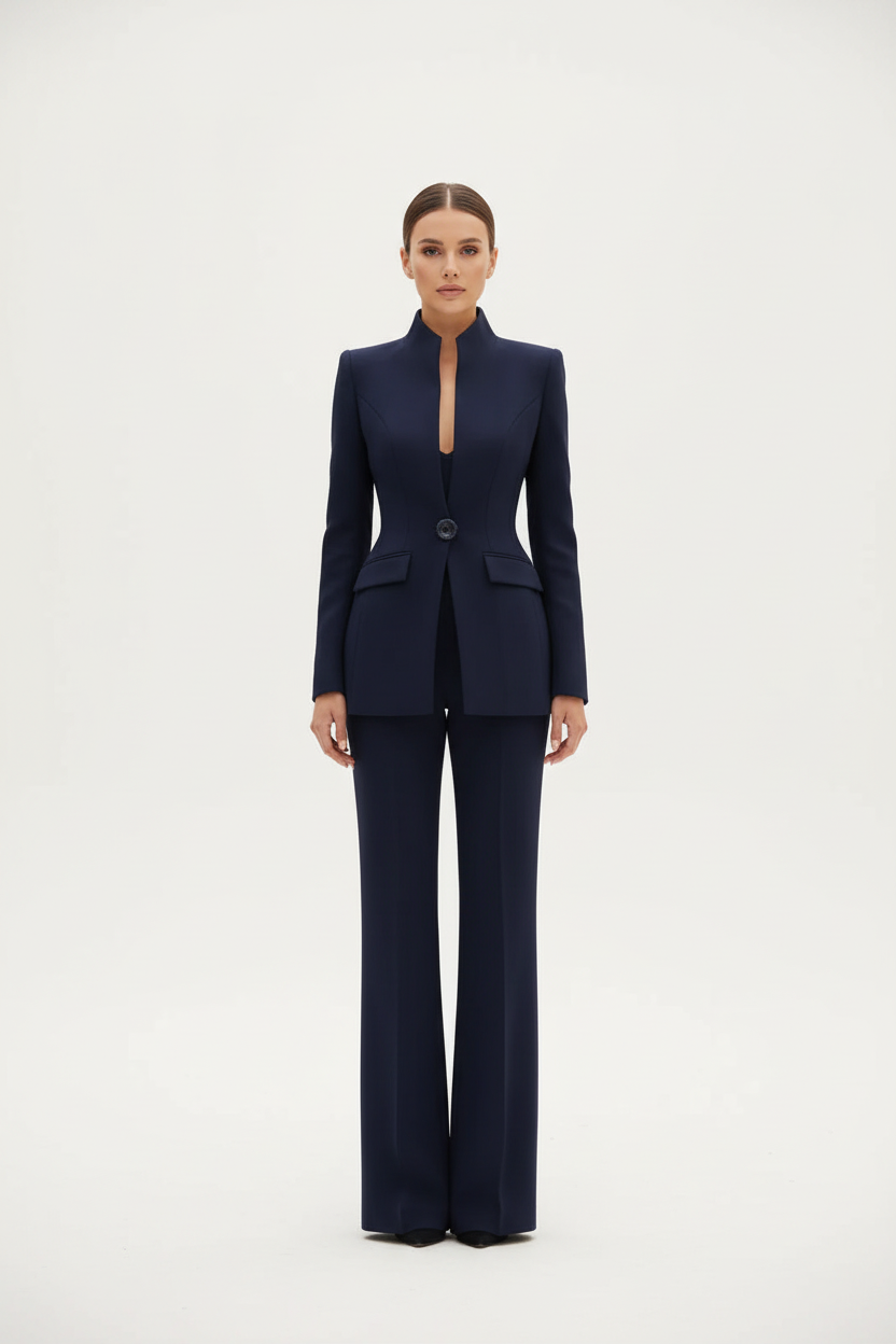 MOREAU LYON | ENSEMBLE DE COSTUME FORMEL CHIC EN DEUX PIÈCES POUR FEMMES