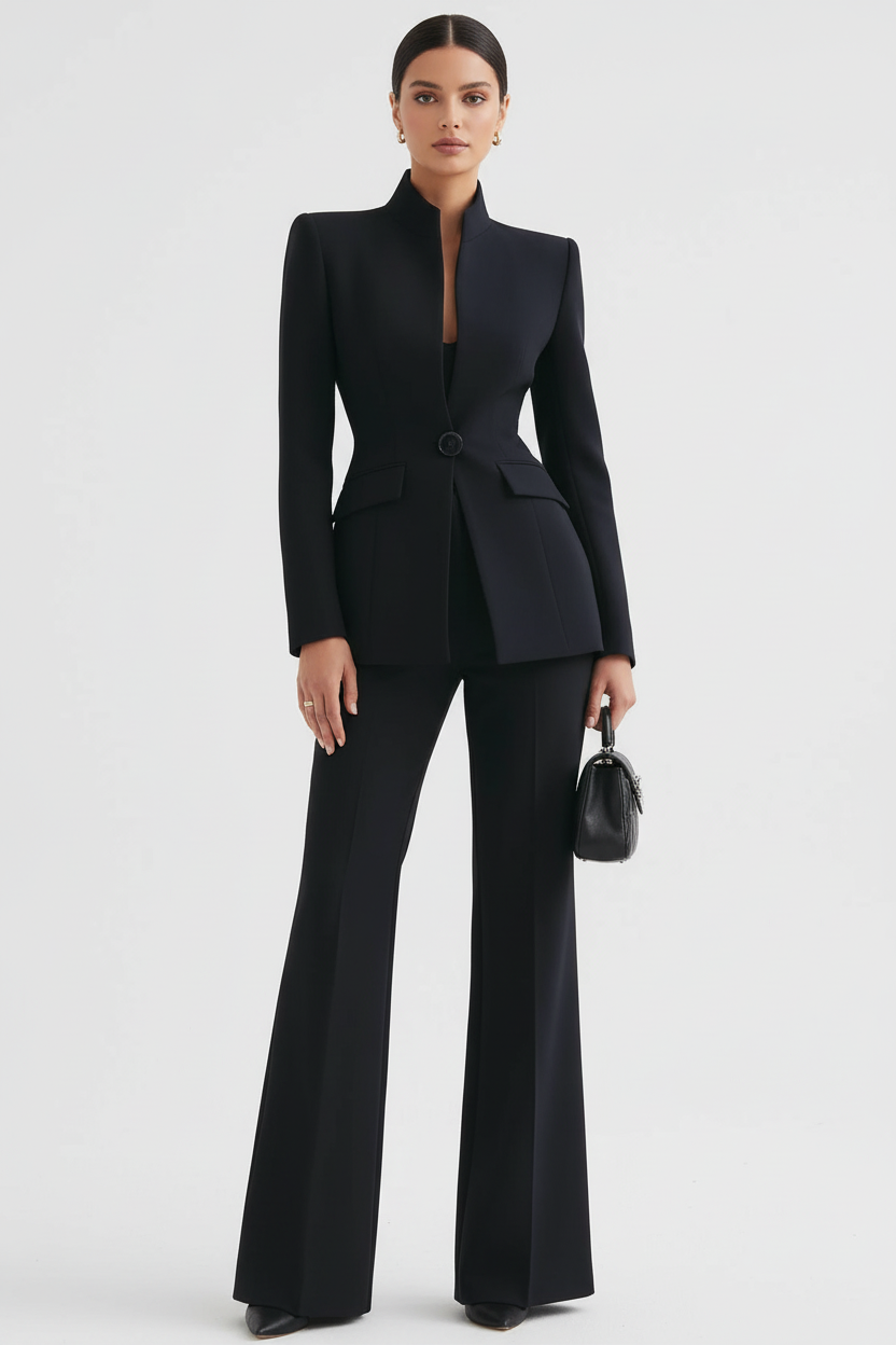 MOREAU LYON | ENSEMBLE DE COSTUME FORMEL CHIC EN DEUX PIÈCES POUR FEMMES