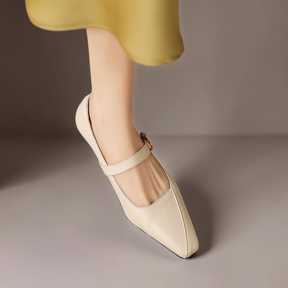 Delia | Talons Mary Jane à boucle