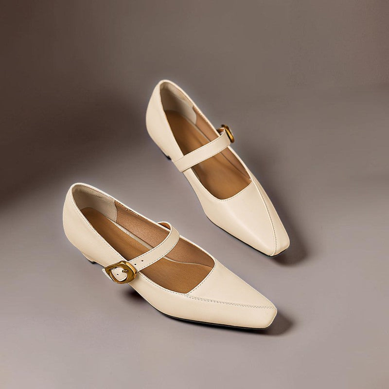 Delia | Talons Mary Jane à boucle