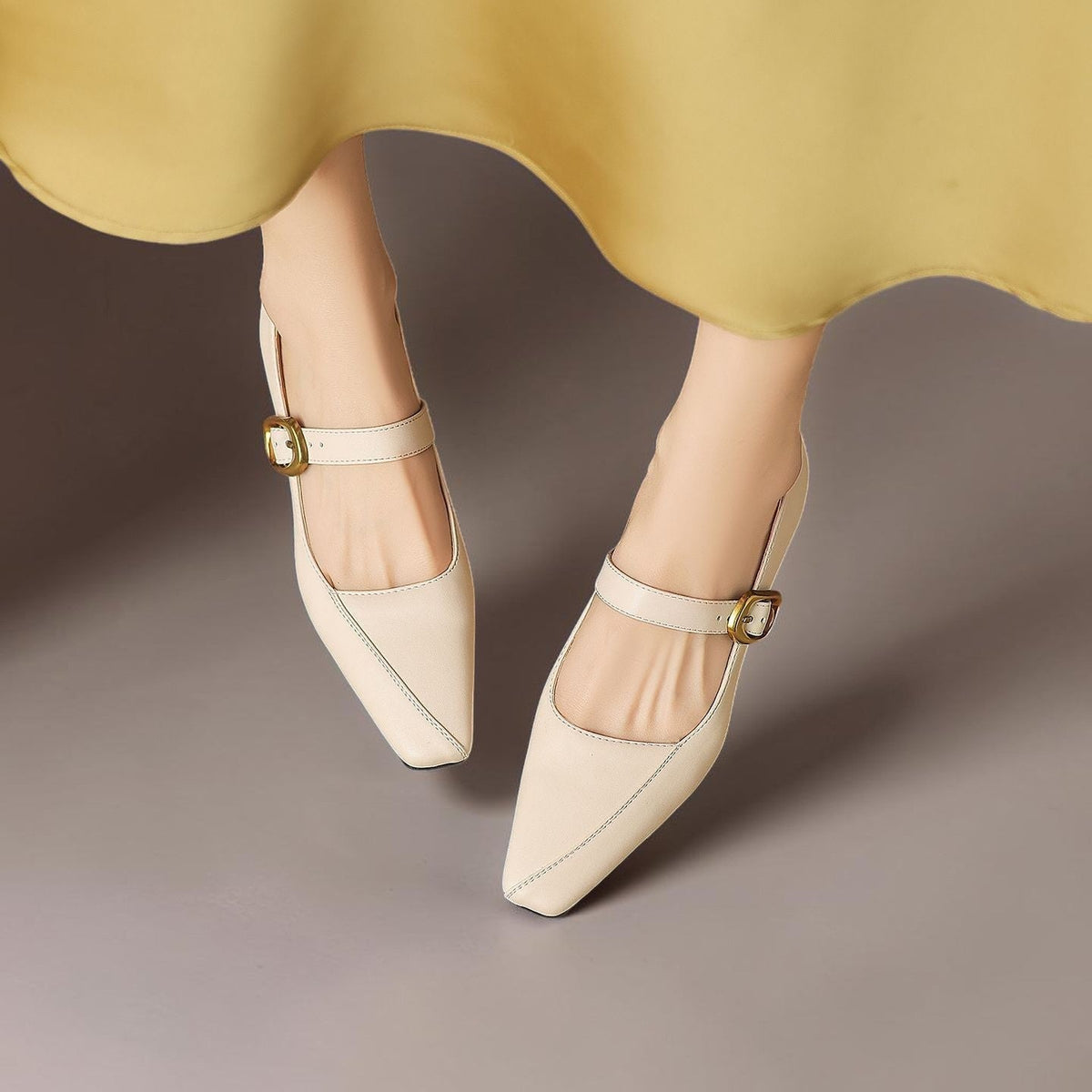 Delia | Talons Mary Jane à boucle