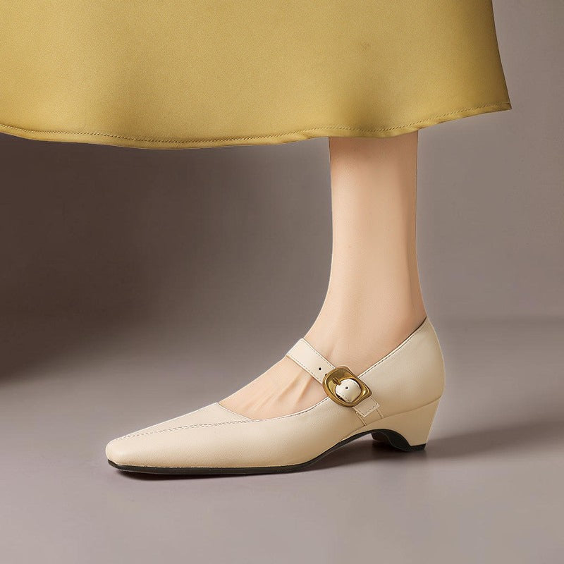 Delia | Talons Mary Jane à boucle