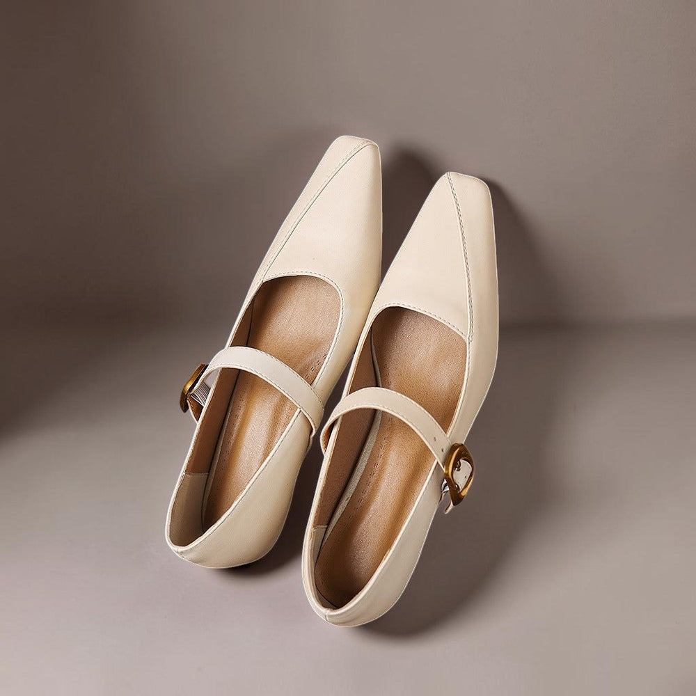 Delia | Talons Mary Jane à boucle