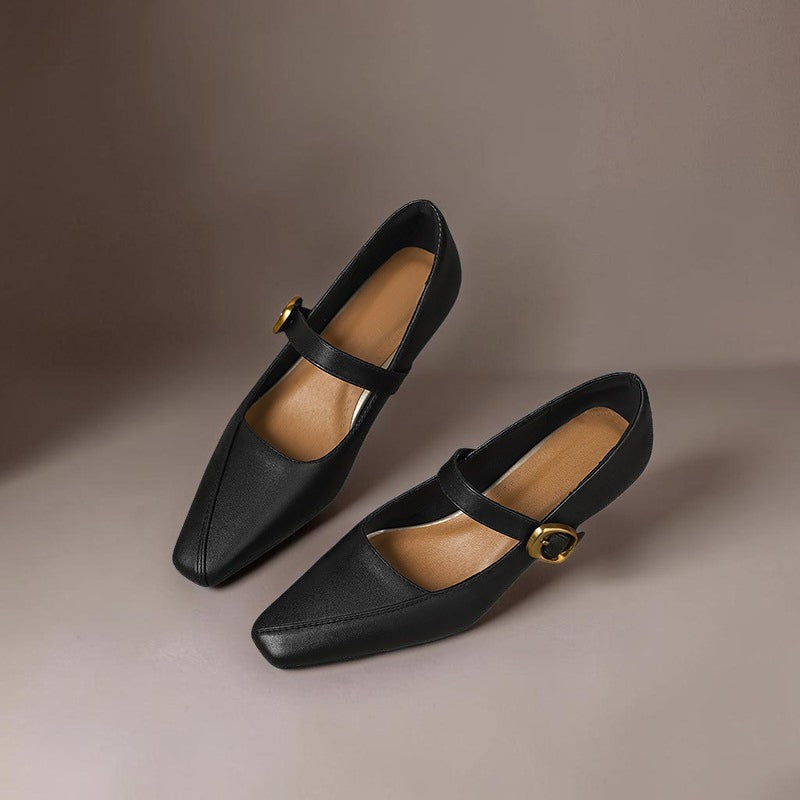 Delia | Talons Mary Jane à boucle