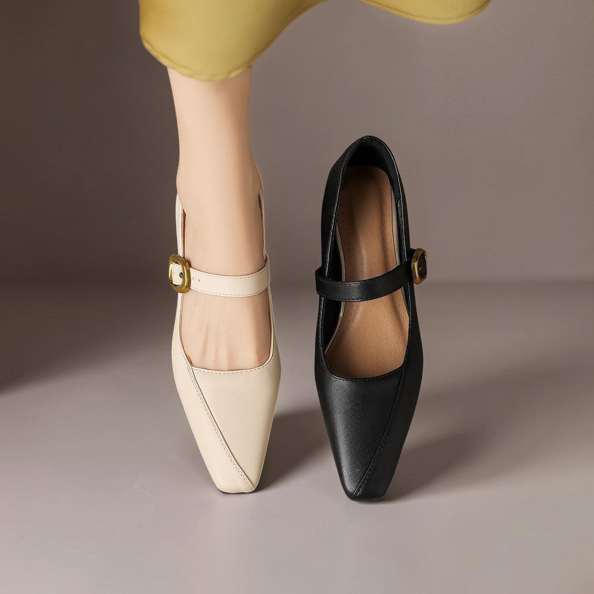 Delia | Talons Mary Jane à boucle