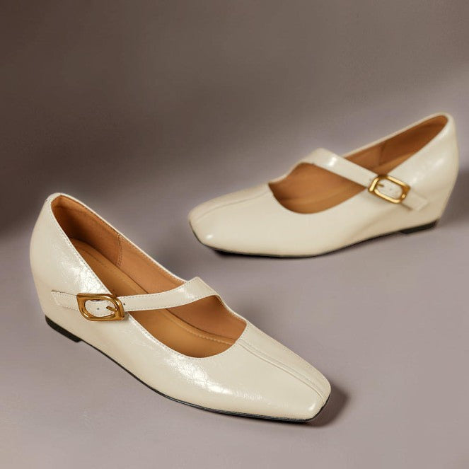 Juin | Ballerines Mary Jane à Boucle