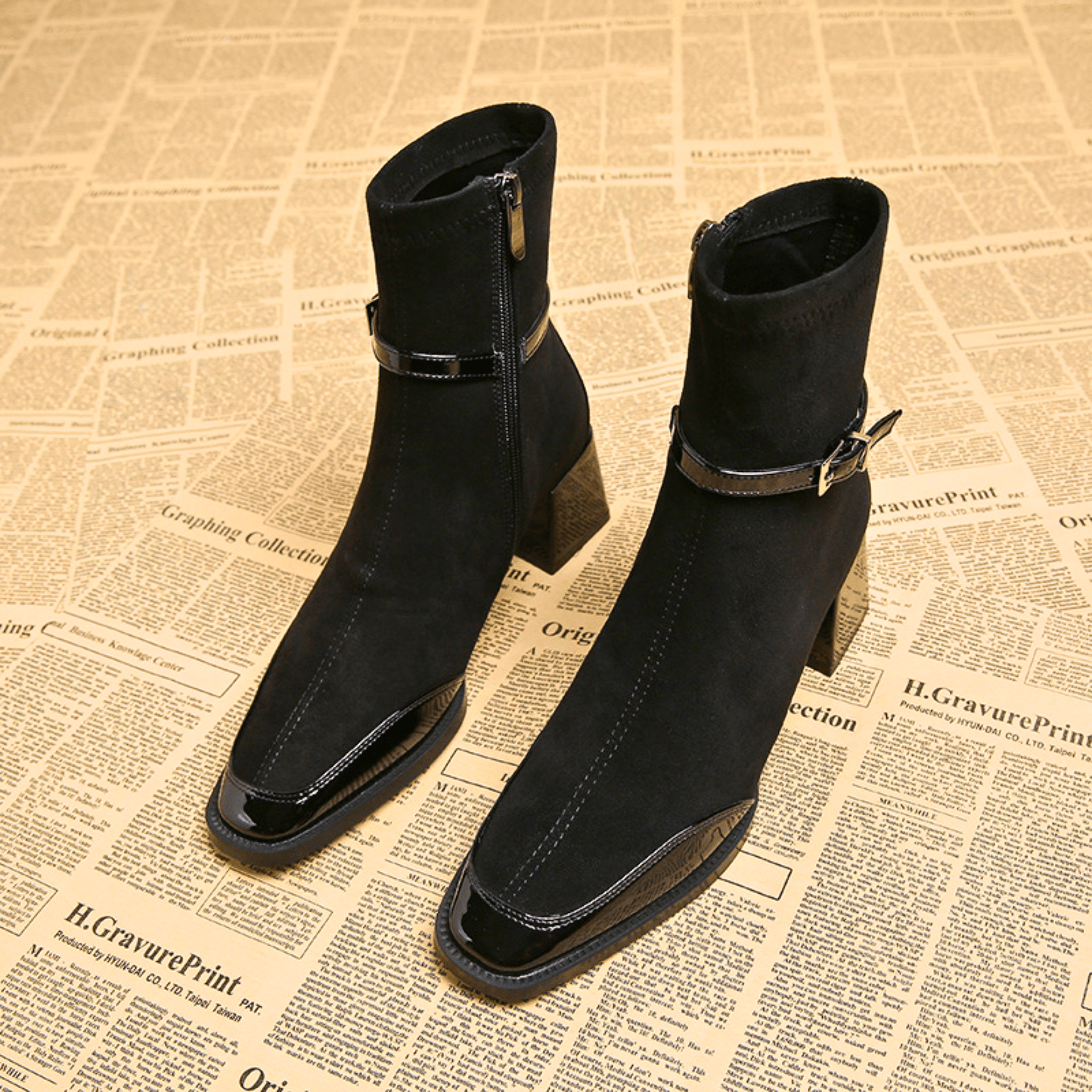 MOREAU LYON | CHAUSSURES À BOUT CARRÉ POUR FEMMES