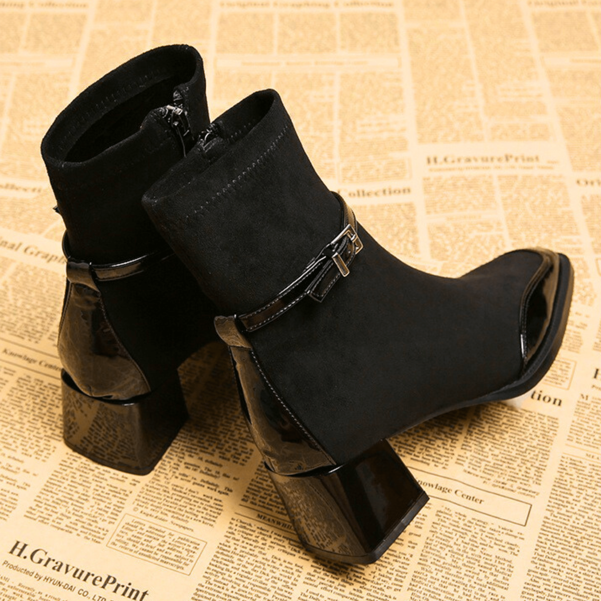 MOREAU LYON | CHAUSSURES À BOUT CARRÉ POUR FEMMES
