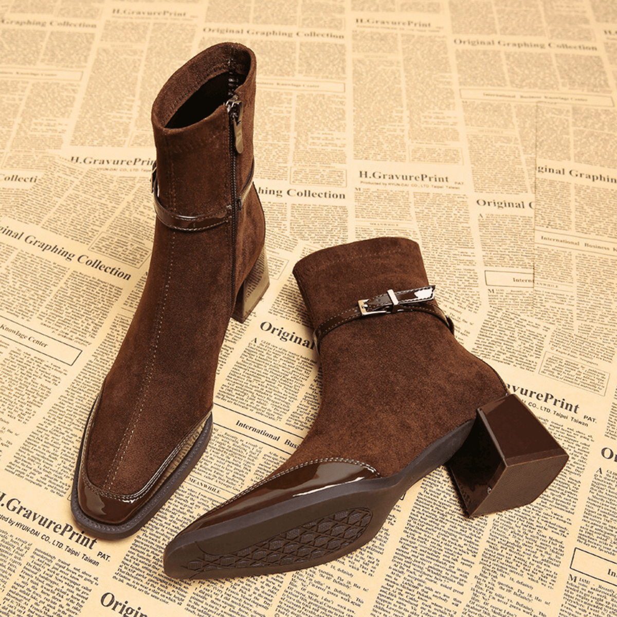 MOREAU LYON | CHAUSSURES À BOUT CARRÉ POUR FEMMES