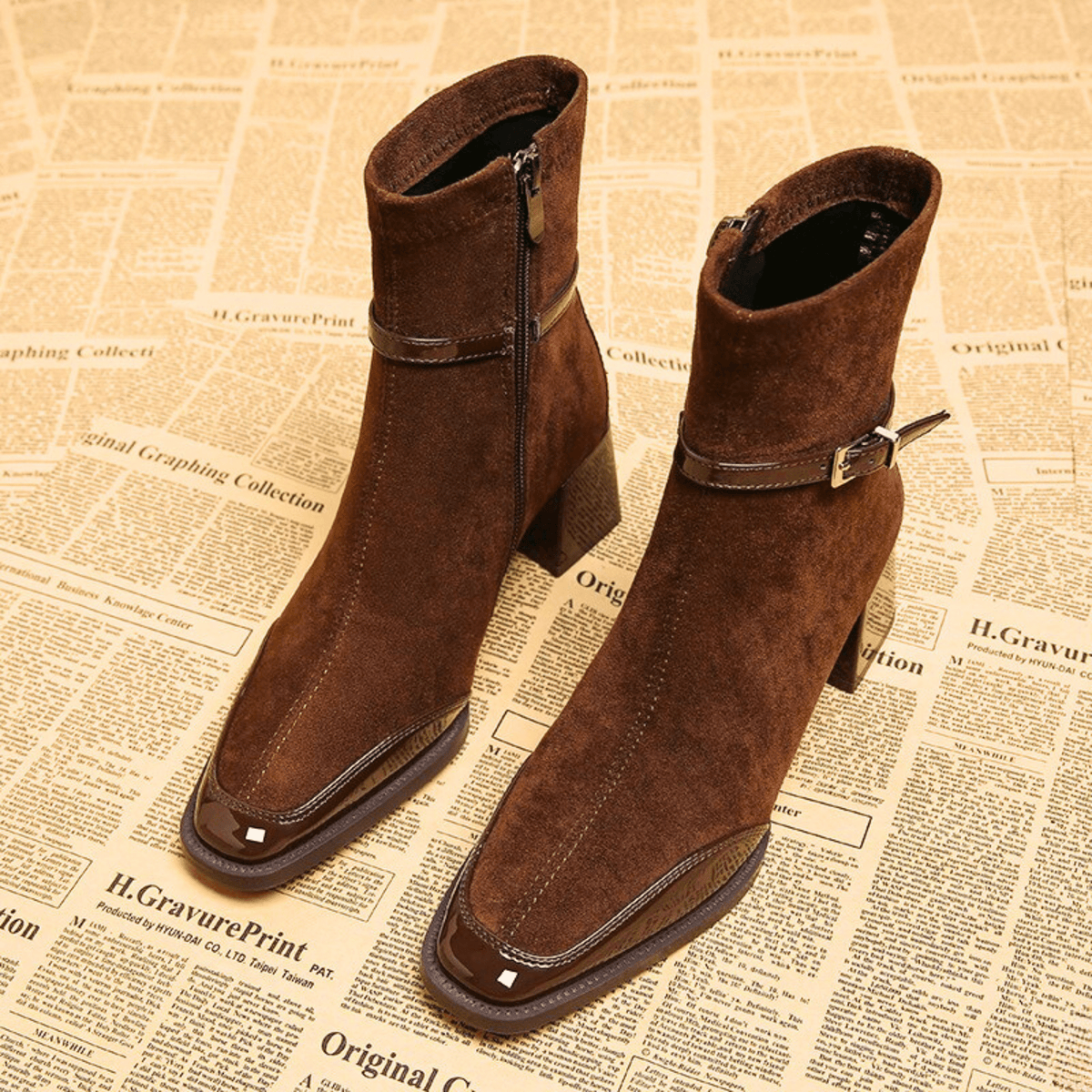 MOREAU LYON | CHAUSSURES À BOUT CARRÉ POUR FEMMES