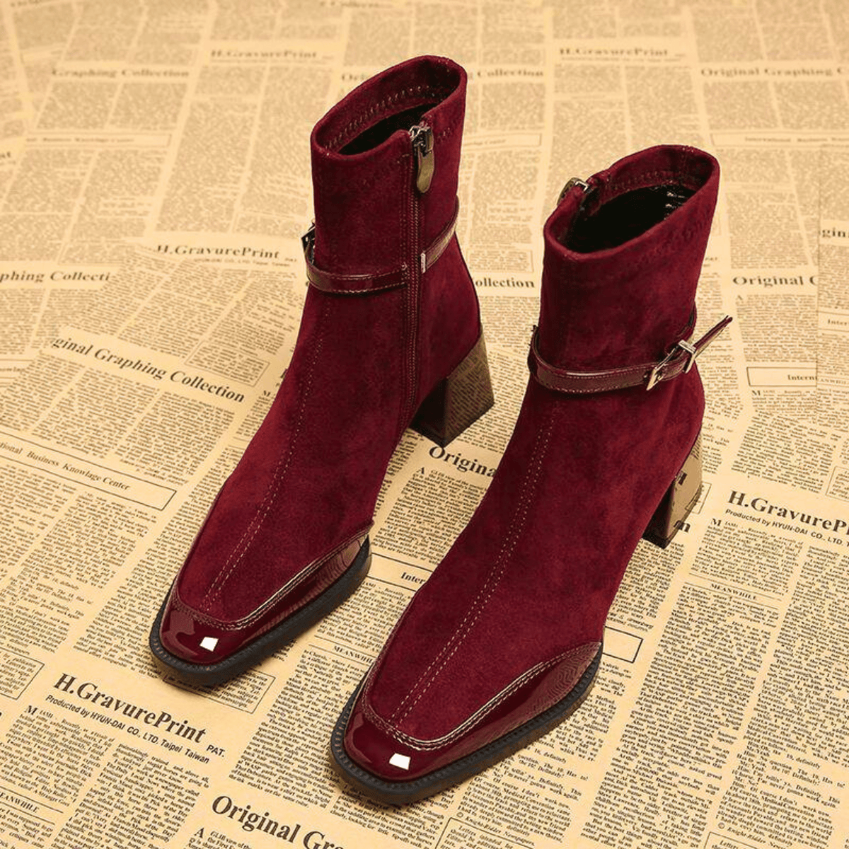 MOREAU LYON | CHAUSSURES À BOUT CARRÉ POUR FEMMES
