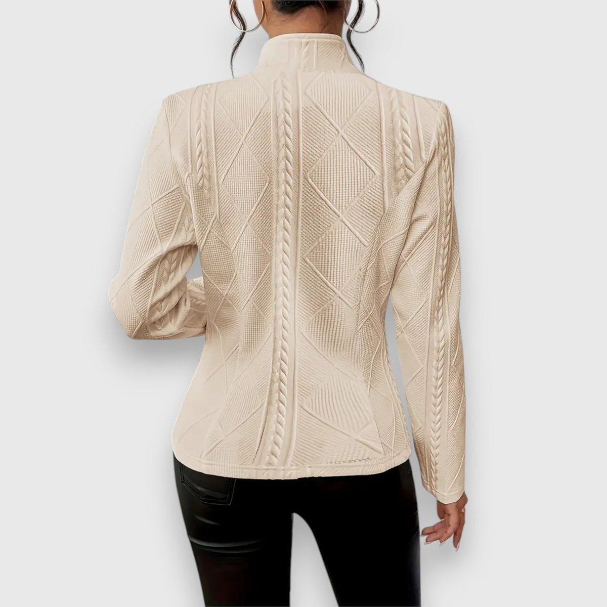 Loretta | Cardigan Texturé à Boutons