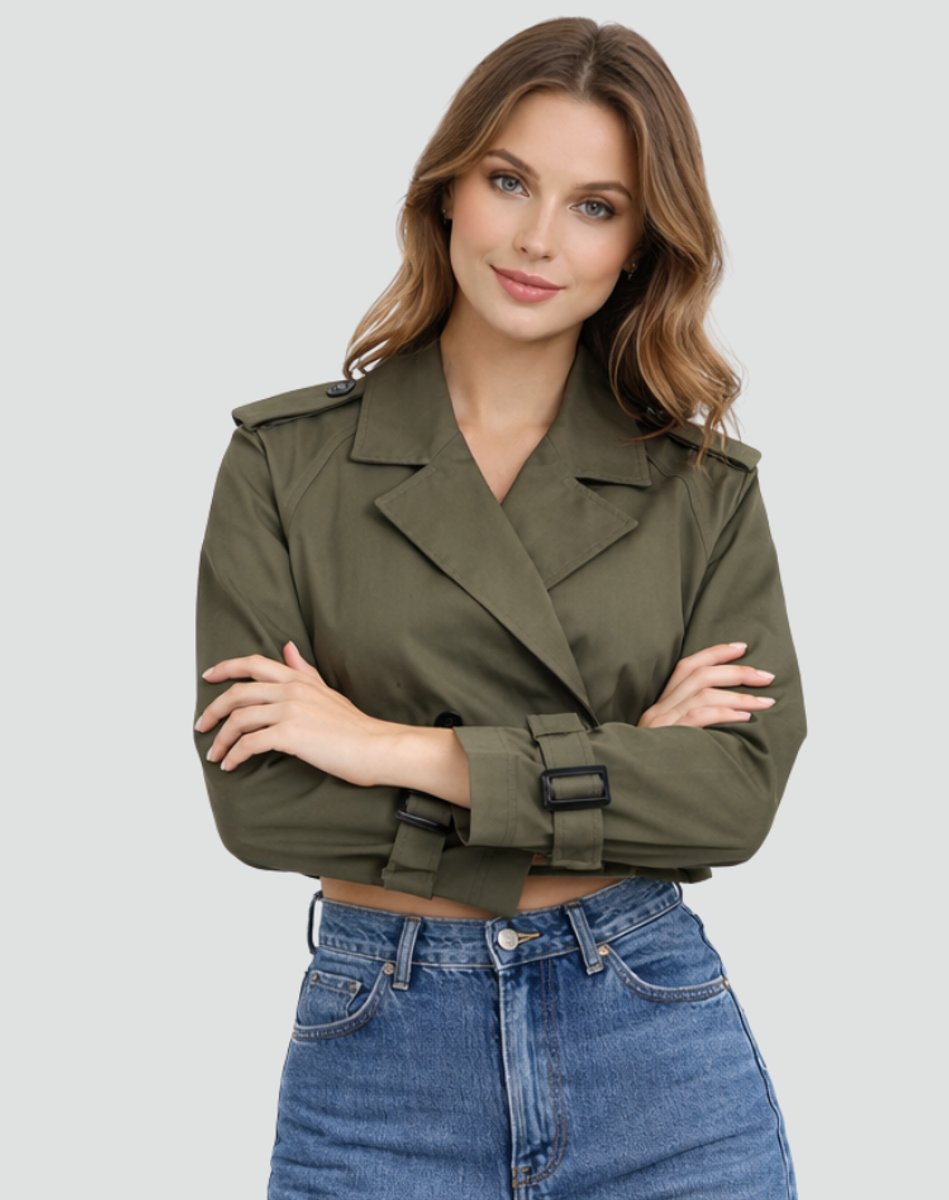 Juliana | Manteau Trench Court Ceinturé