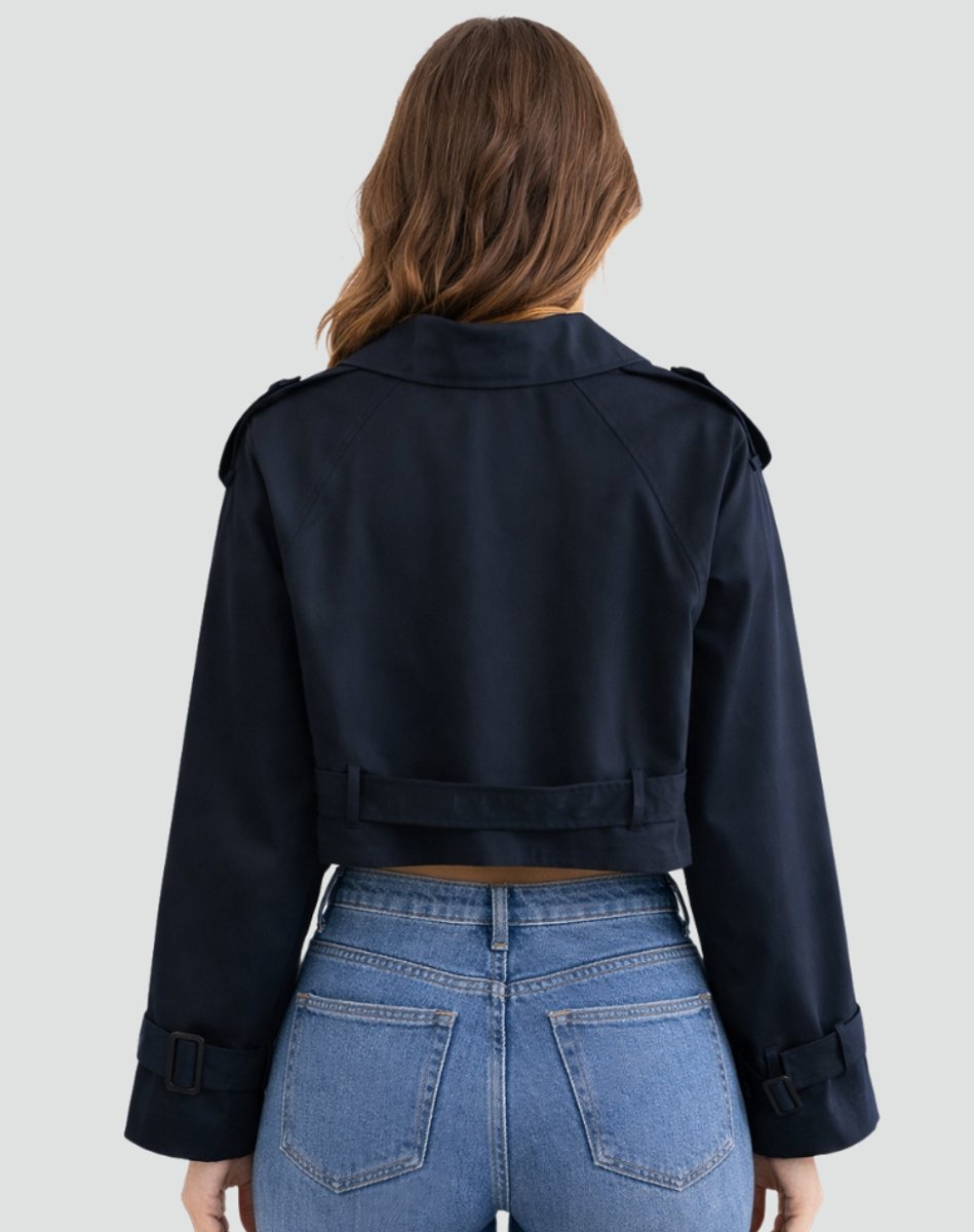 Juliana | Manteau Trench Court Ceinturé