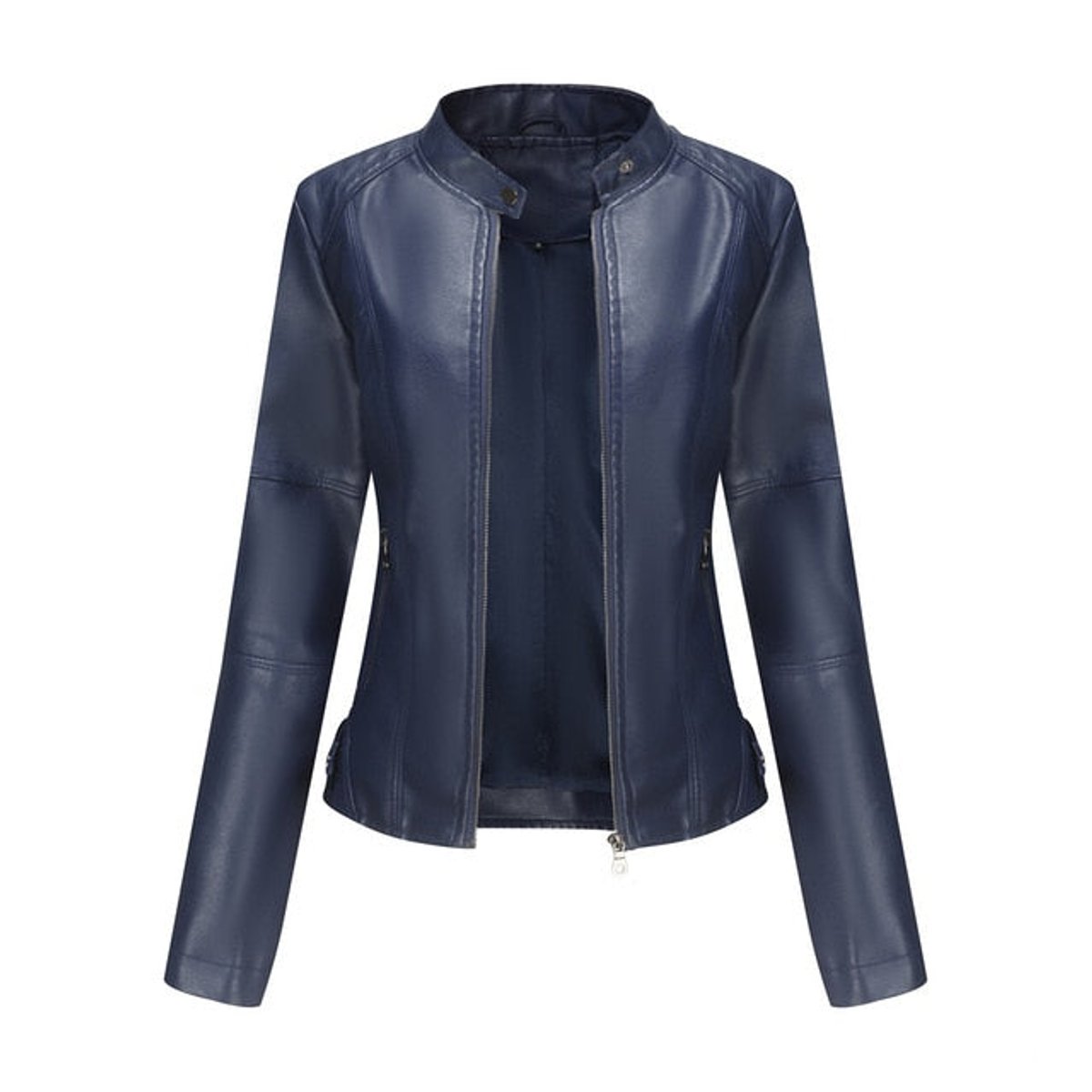 Helen | Veste de moto à col montant raffinée