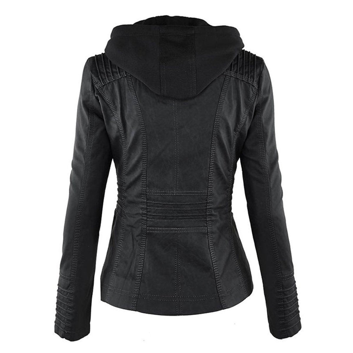Lucinda | Veste de moto à capuche avec capuche amovible