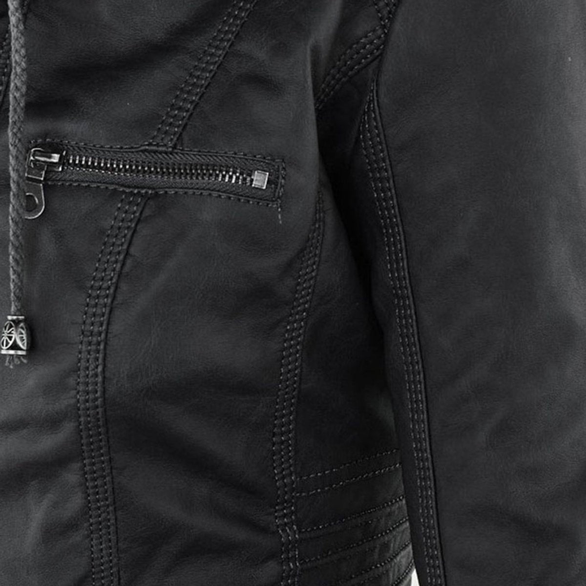 Lucinda | Veste de moto à capuche avec capuche amovible
