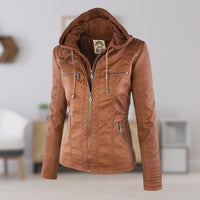 Lucinda | Veste de moto à capuche avec capuche amovible