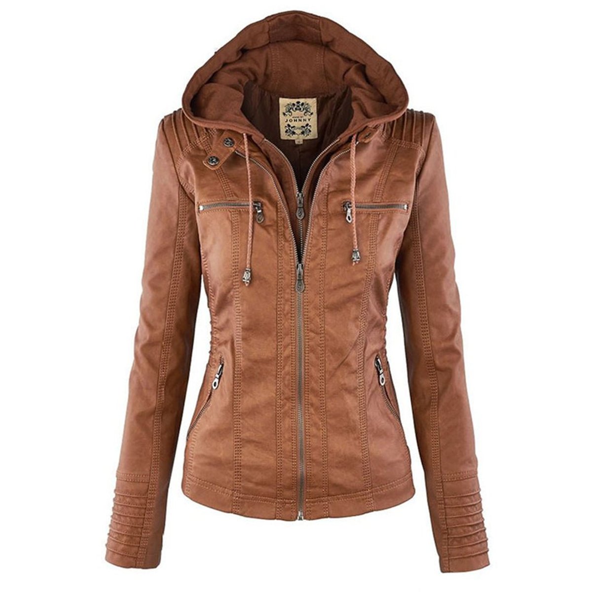 Lucinda | Veste de moto à capuche avec capuche amovible