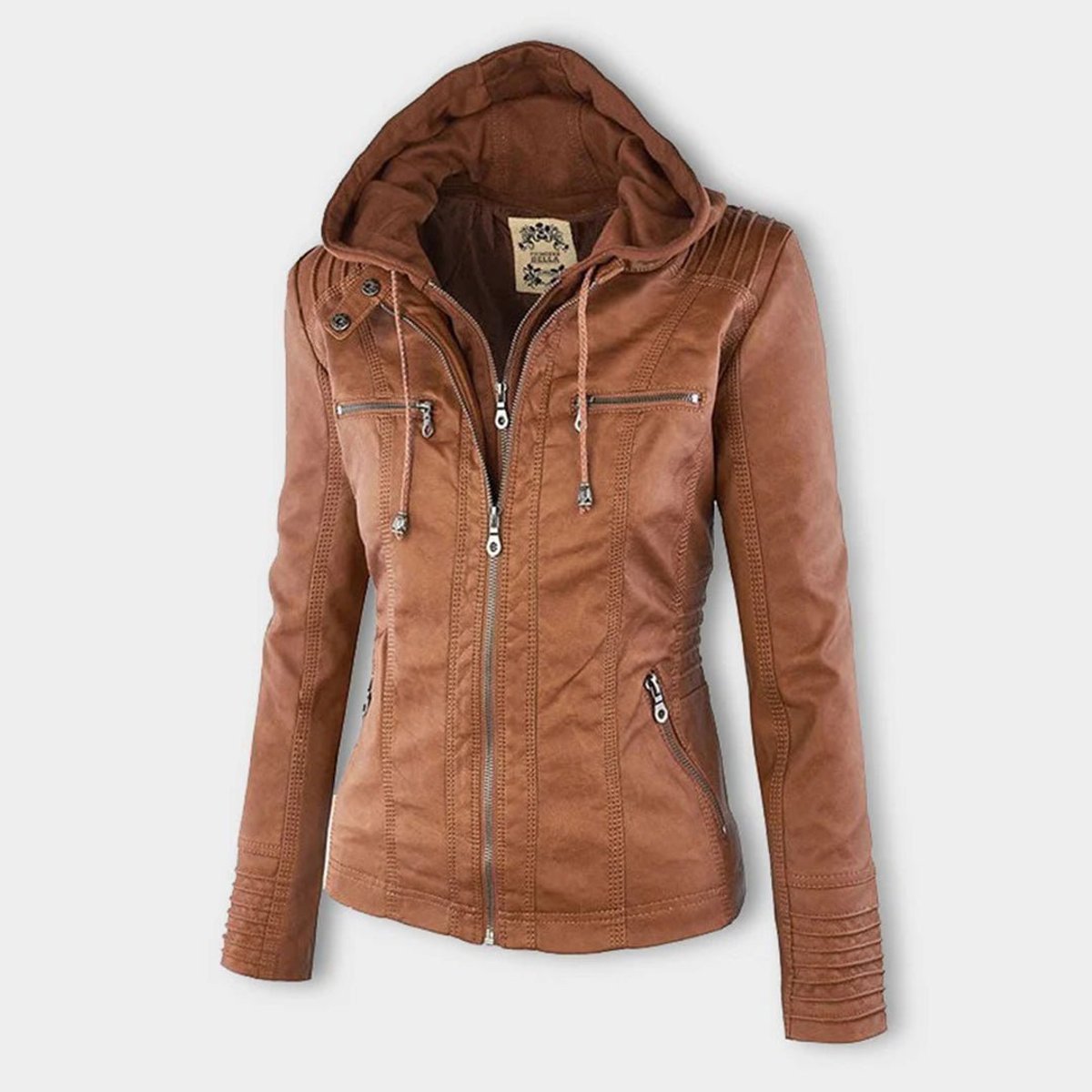 Lucinda | Veste de moto à capuche avec capuche amovible