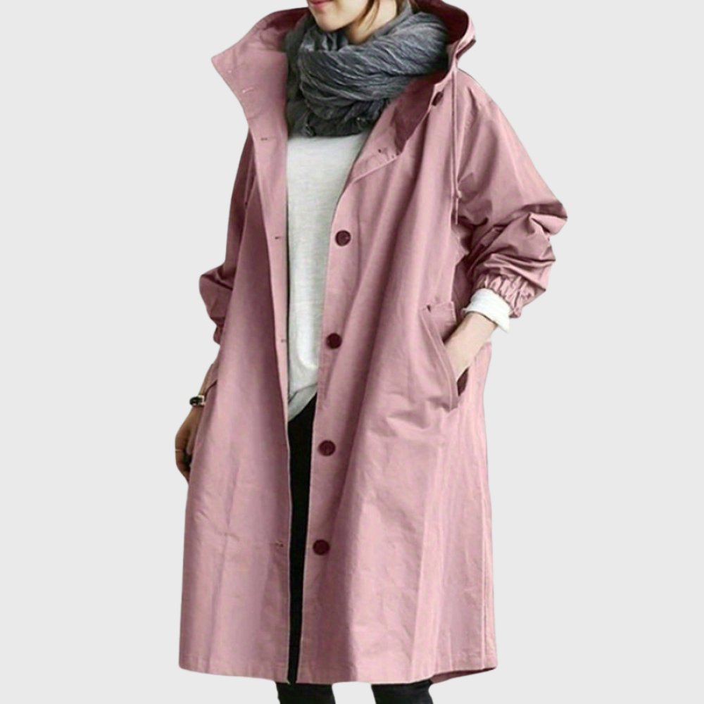 Ruth | Manteau long à capuche décontracté