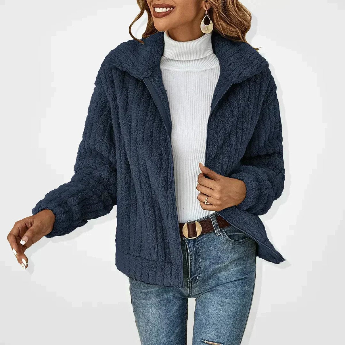 Roberta | Veste Zippée Confortable