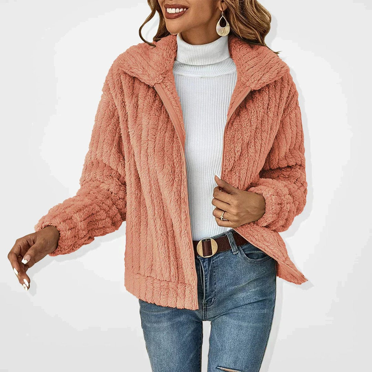 Roberta | Veste Zippée Confortable
