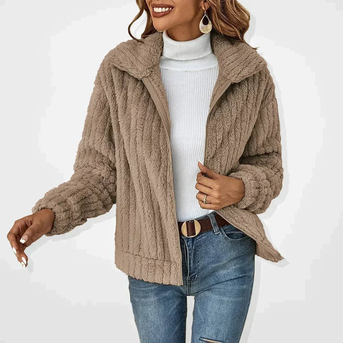 Roberta | Veste Zippée Confortable